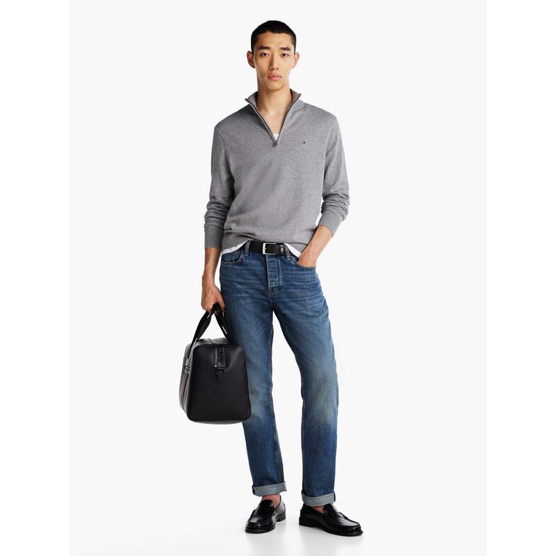 Tommy Hilfiger Essential Cotton Zip Mock image number 3